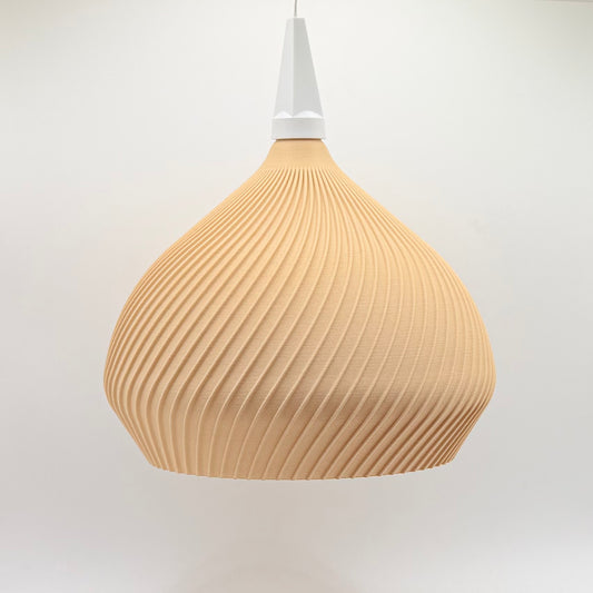Handgefertigte Designer‑Pendelleuchte maple – modernes, skandinavisches Lichtobjekt für Herrnhuter Stern - A1 Fassung