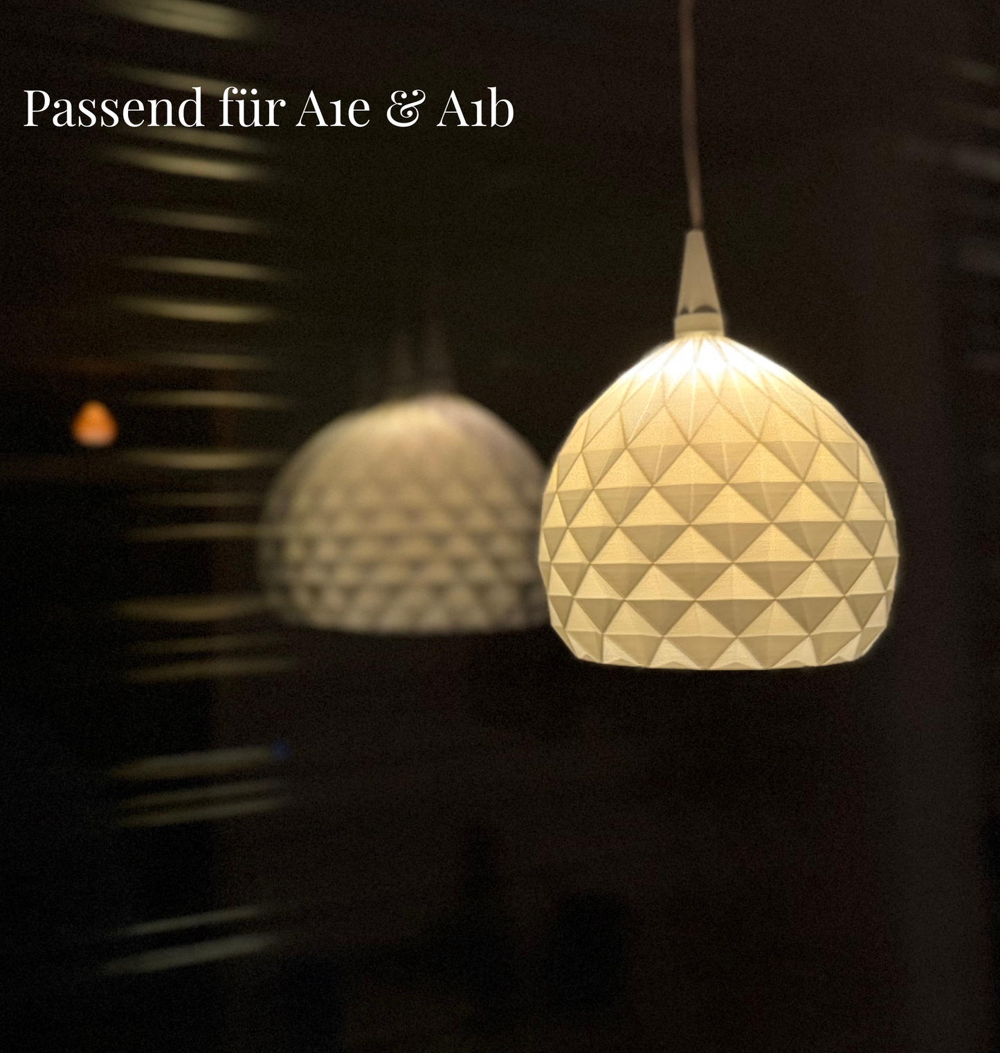 Lampenschirm passend für Herrnhuter Stern A1e & A1b – moderner geometrischer 3D-Druck Lampenschirm für Sternbeleuchtung